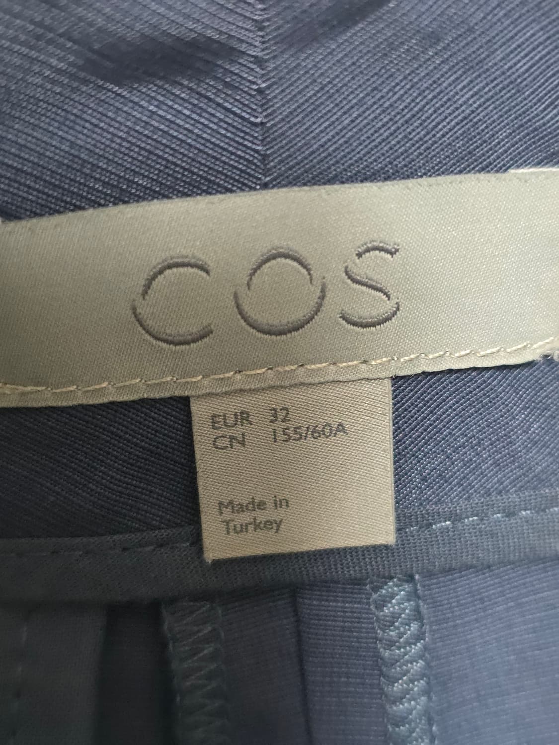 COS 네이비 랩 스커트 팬츠 큐롯 EUR32 상품이미지4