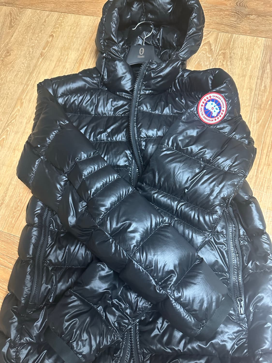 캐나다구스 크로프턴 다운 후디 블랙 상품이미지2