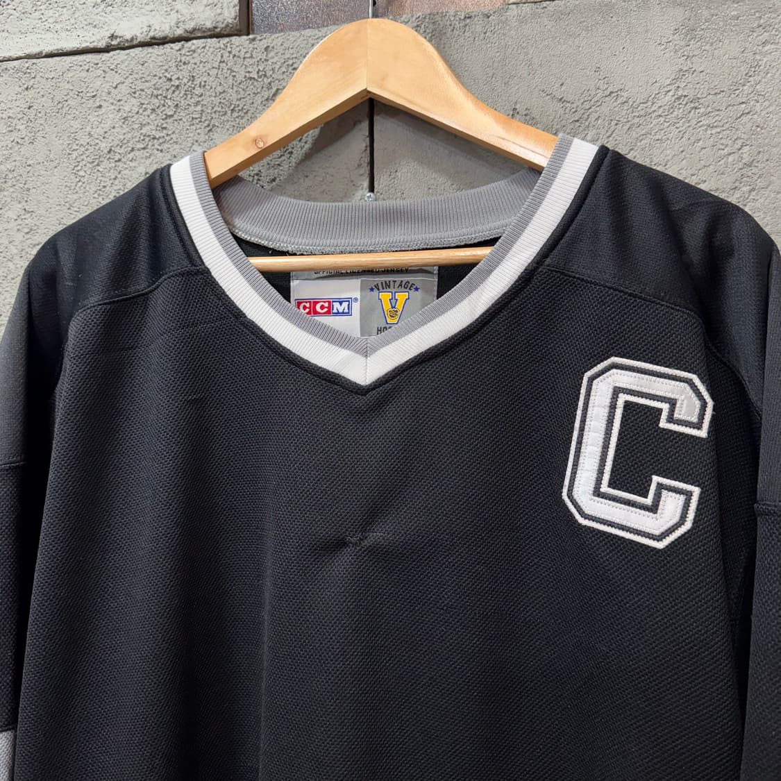 CCM NHL 웨인 그레츠키 빈티지 하키 져지 made in CANADA 상품이미지5