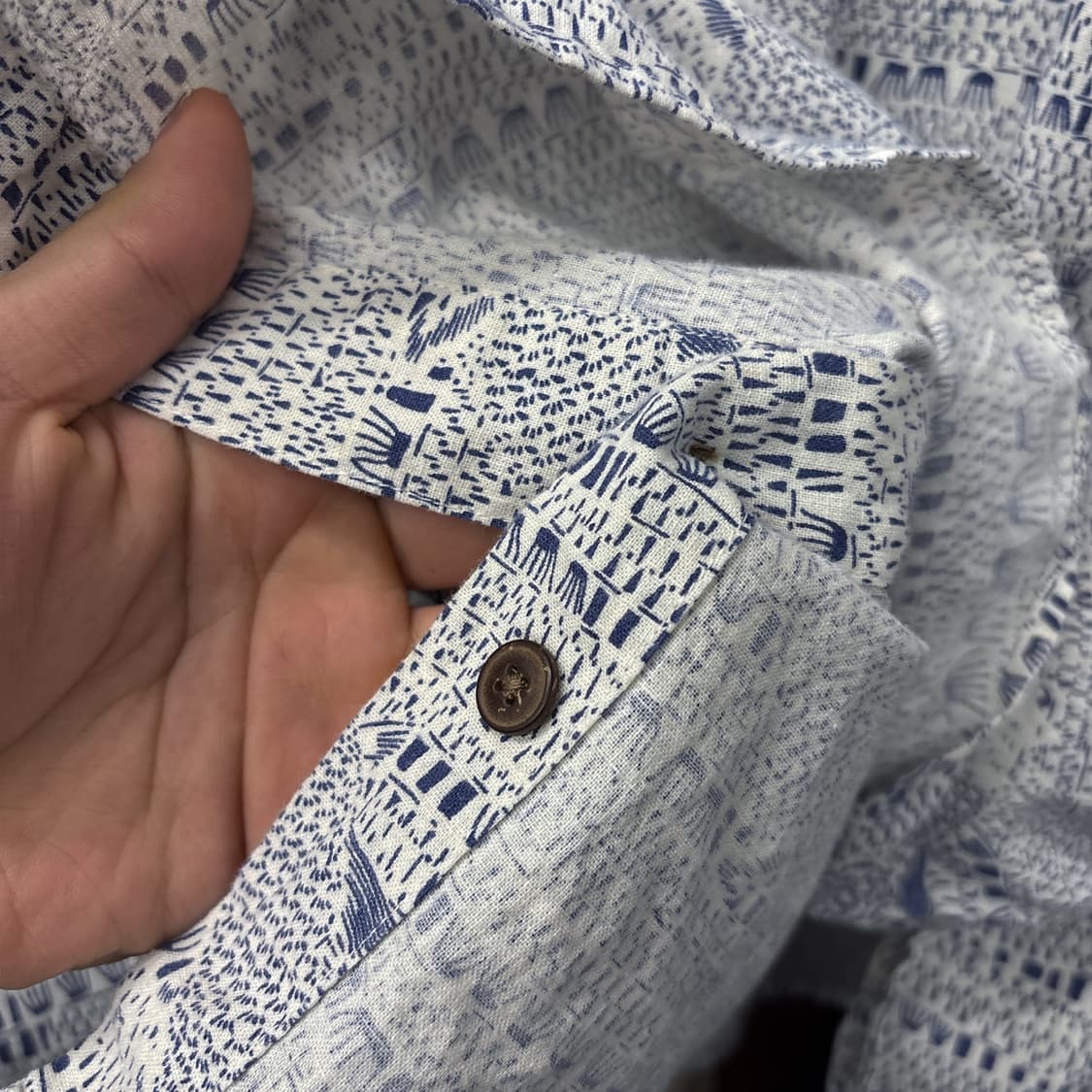 00s 파타고니아 오가닉코튼 본피쉬 프린팅 유틸리티 피싱셔츠 N1016 상품이미지7