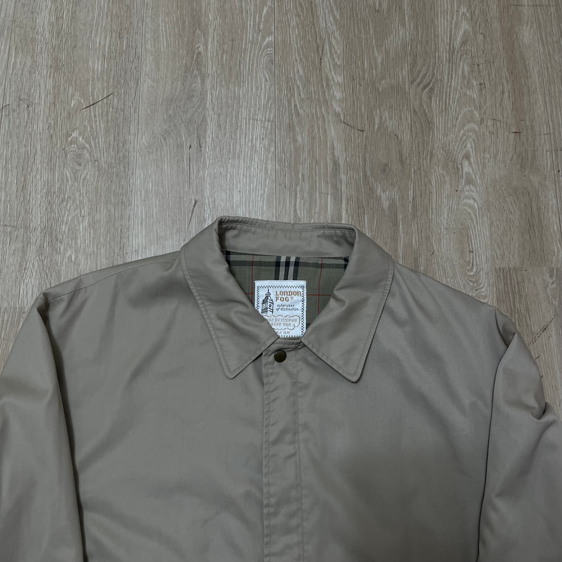 런던 포그 London Fog 남성 체크안감 로고 빈티지자켓 XL(105 상품이미지6