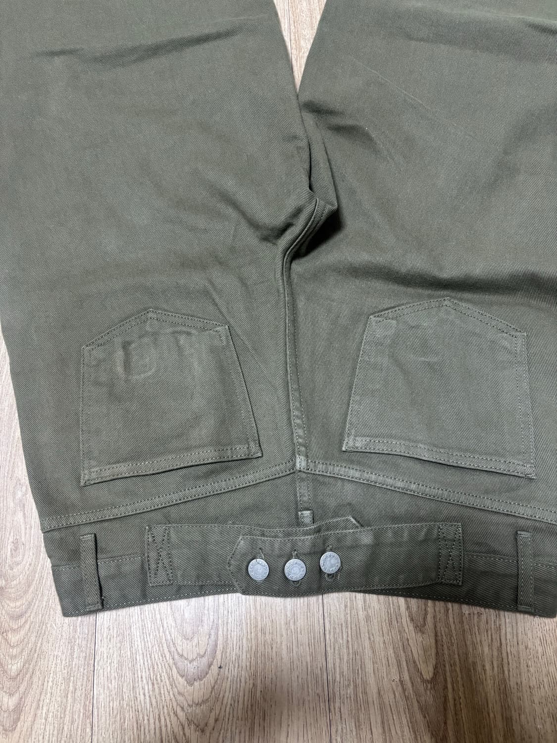 GBH 와이드 카키 바지 판매합니다 상품이미지9