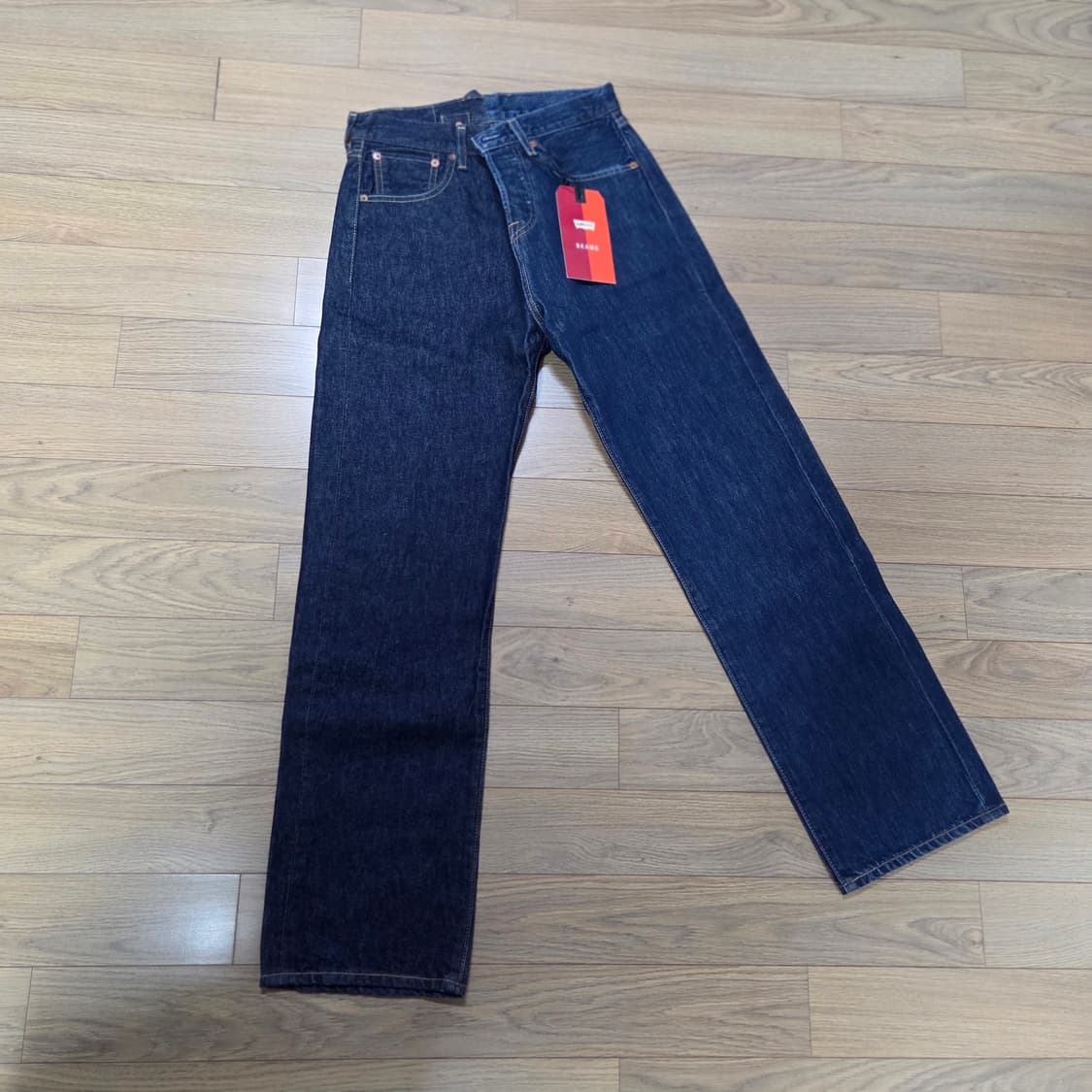 [28x30] 빔즈 x 리바이스 하프앤하프 컬랙션 데님 상품이미지3