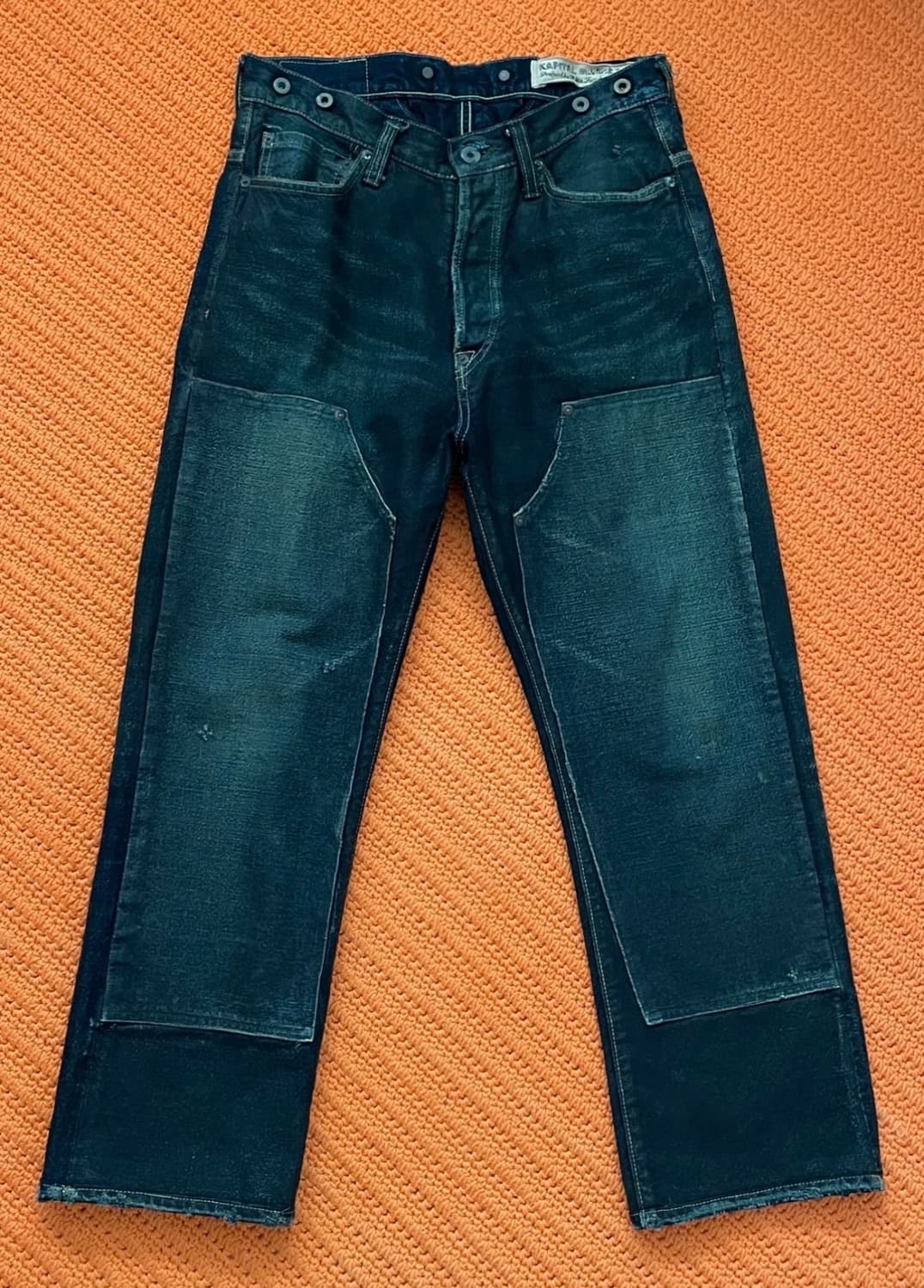 캐피탈 더블니 데님 청바지 상품이미지1