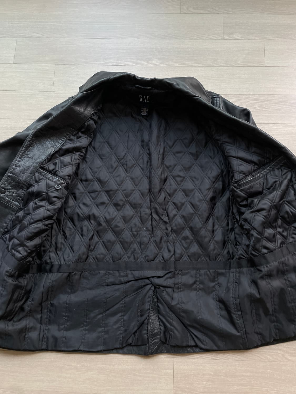 90s 올드갭 레더 카코트 gap carcoat 상품이미지4