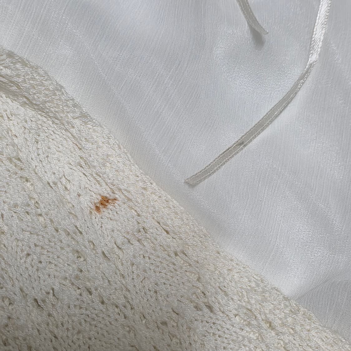 빈티지 리즈리사 나비 슬리브리스 나시 퍼 가디건 페어리 모리 코디셋 상품이미지7