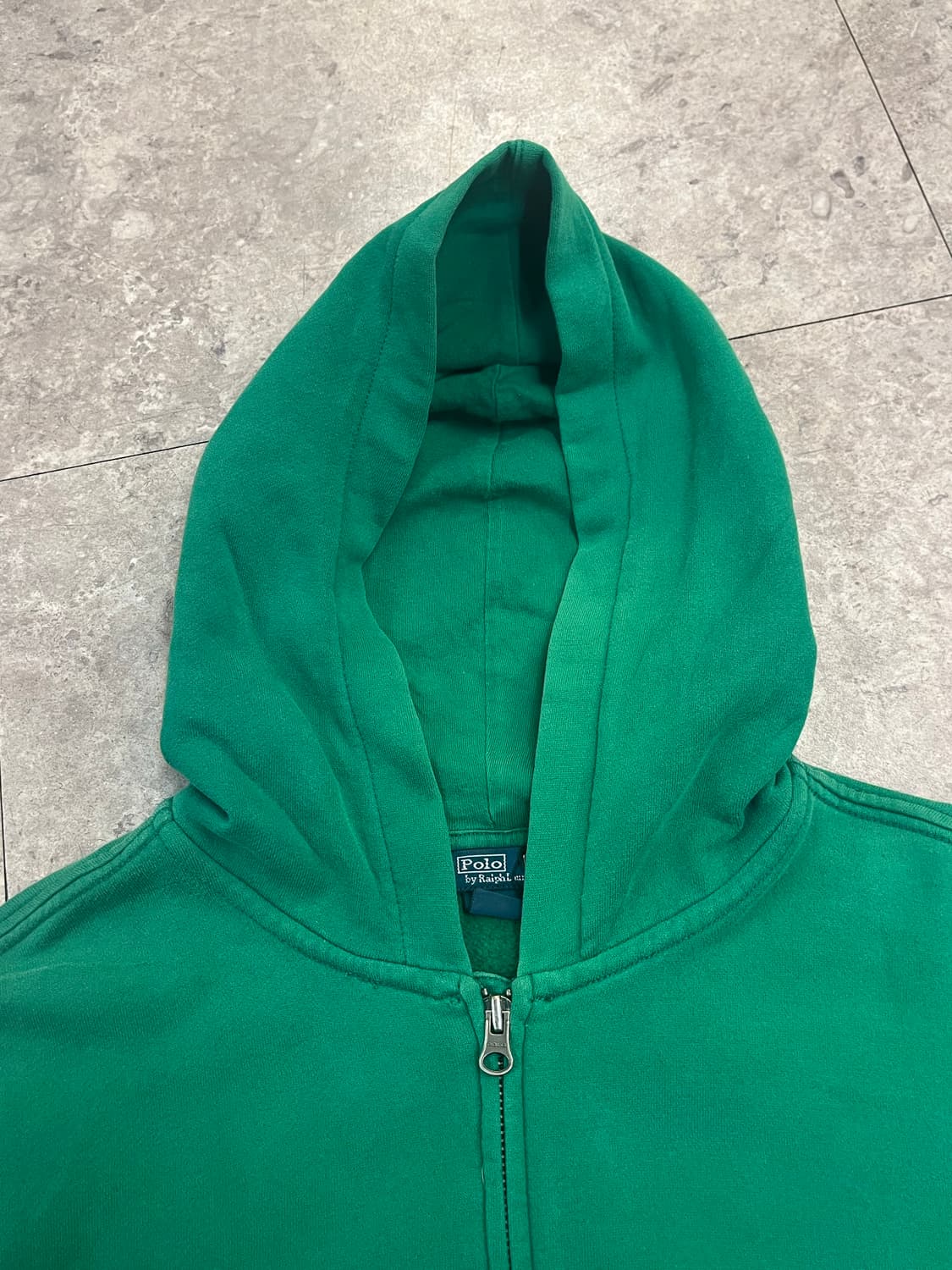 폴로 랄프로렌 기모 후드집업 그린 XL #csz3355 상품이미지5