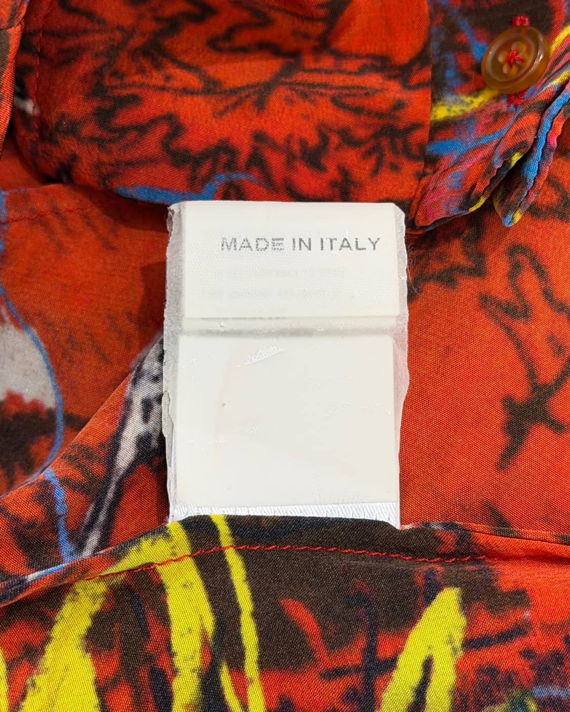 비비안웨스트우드 레드 fw10 프린팅 오픈숄더 실크 셔츠 상품이미지9