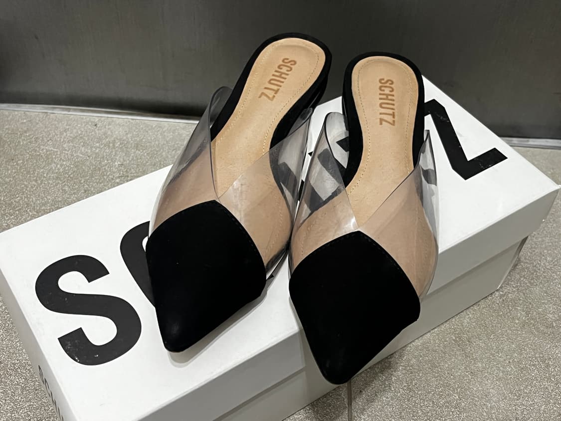 SCHUTZ 투명 뮬 225 상품이미지3