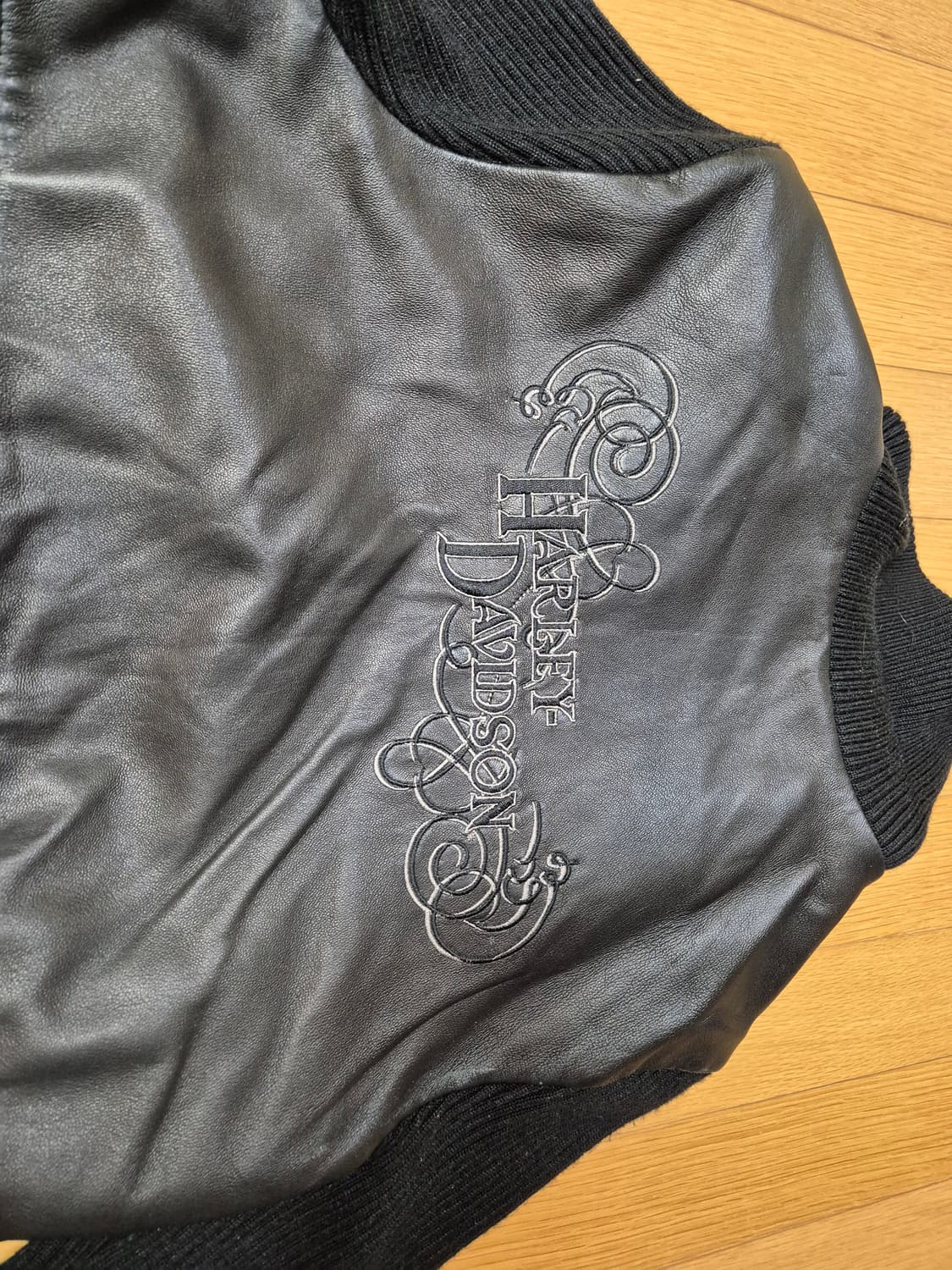 여성 할리데이비슨 가죽 코튼 니트 상품이미지6