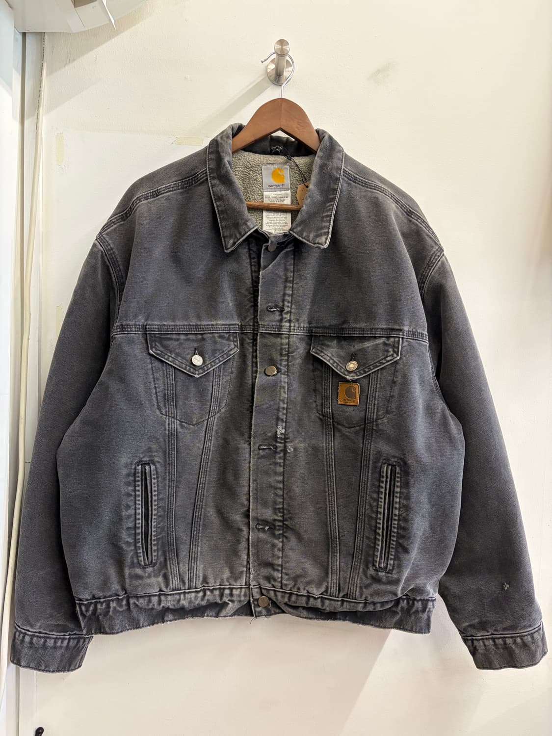 N169. 칼하트 트러커 흑청자켓 상품이미지1