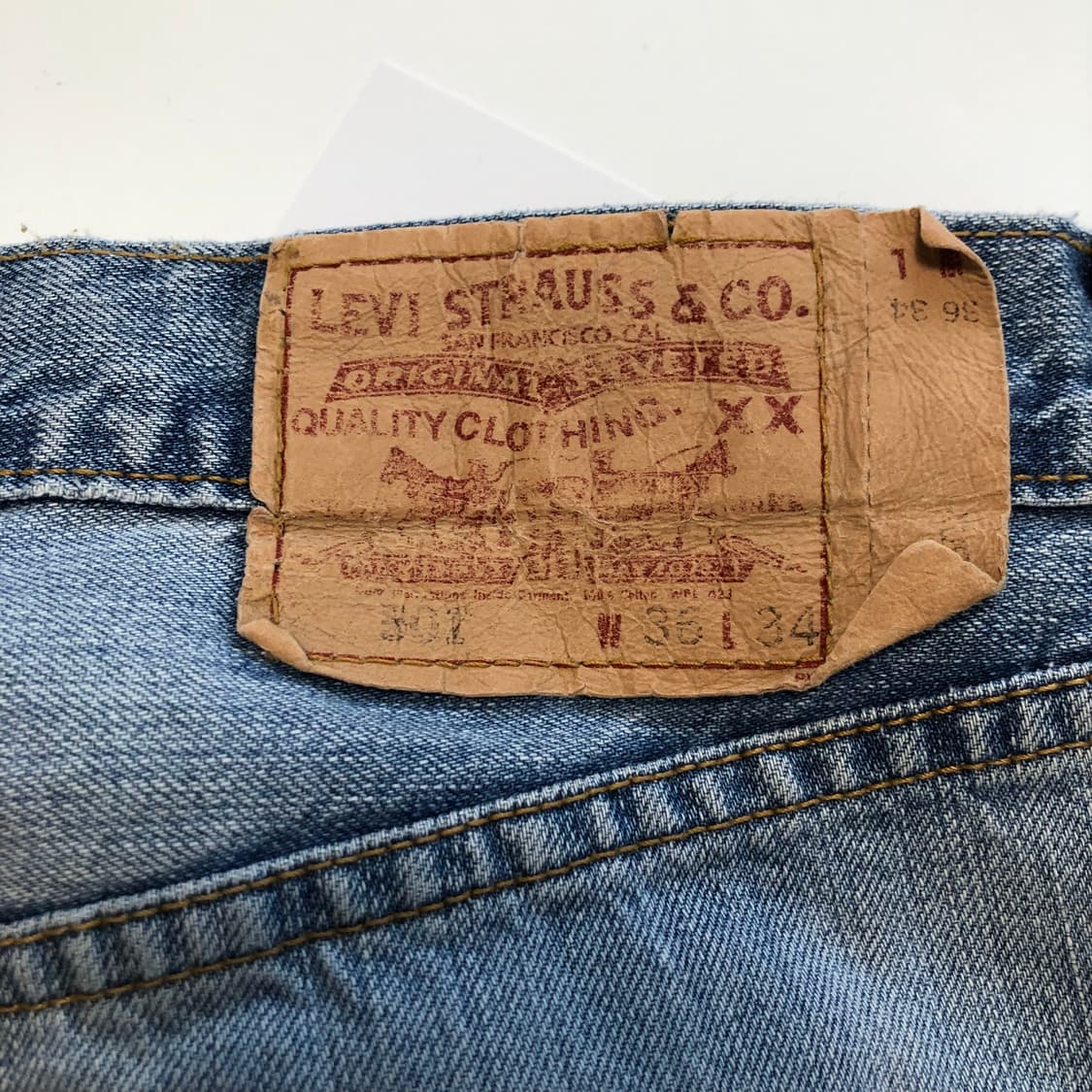 리바이스 501 데님팬츠  상품이미지4