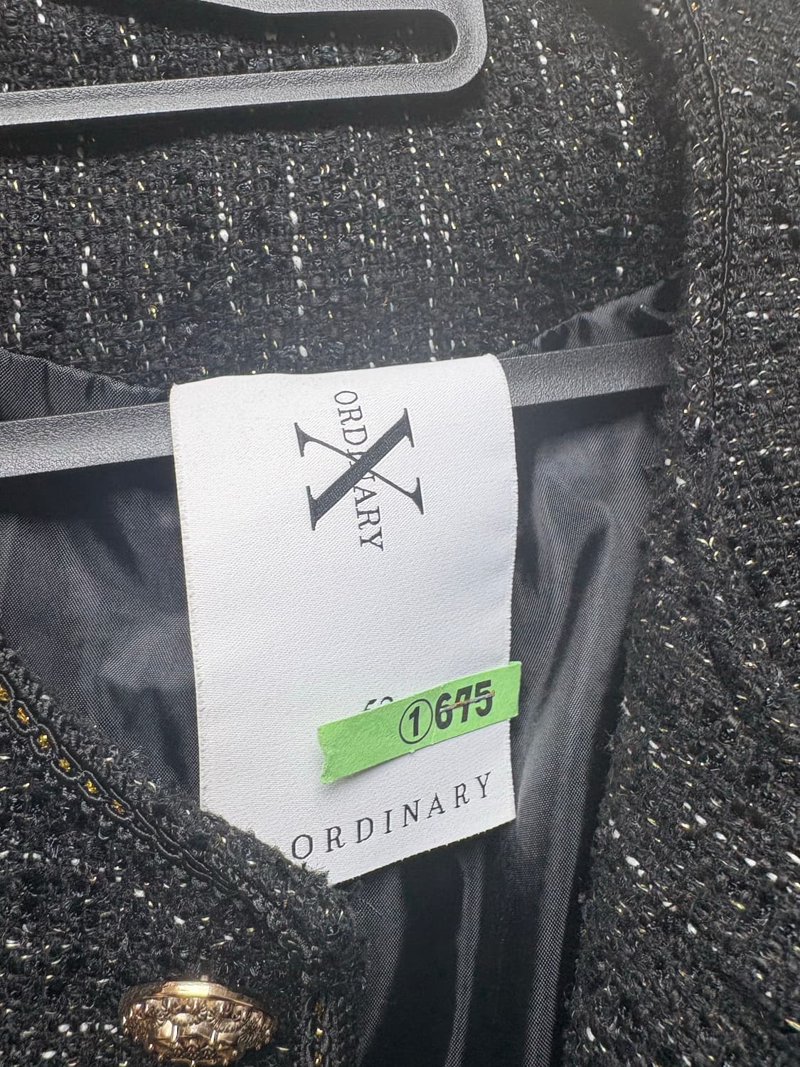엑스 오디너리 트위드 자켓 상품이미지4