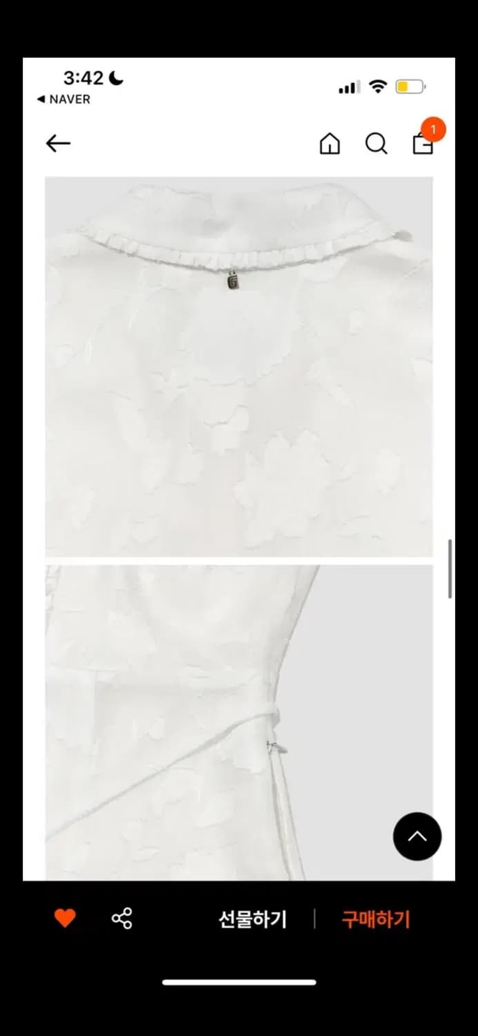 새상품 글로니 다이애나 쉬폰 드레스 M 상품이미지3