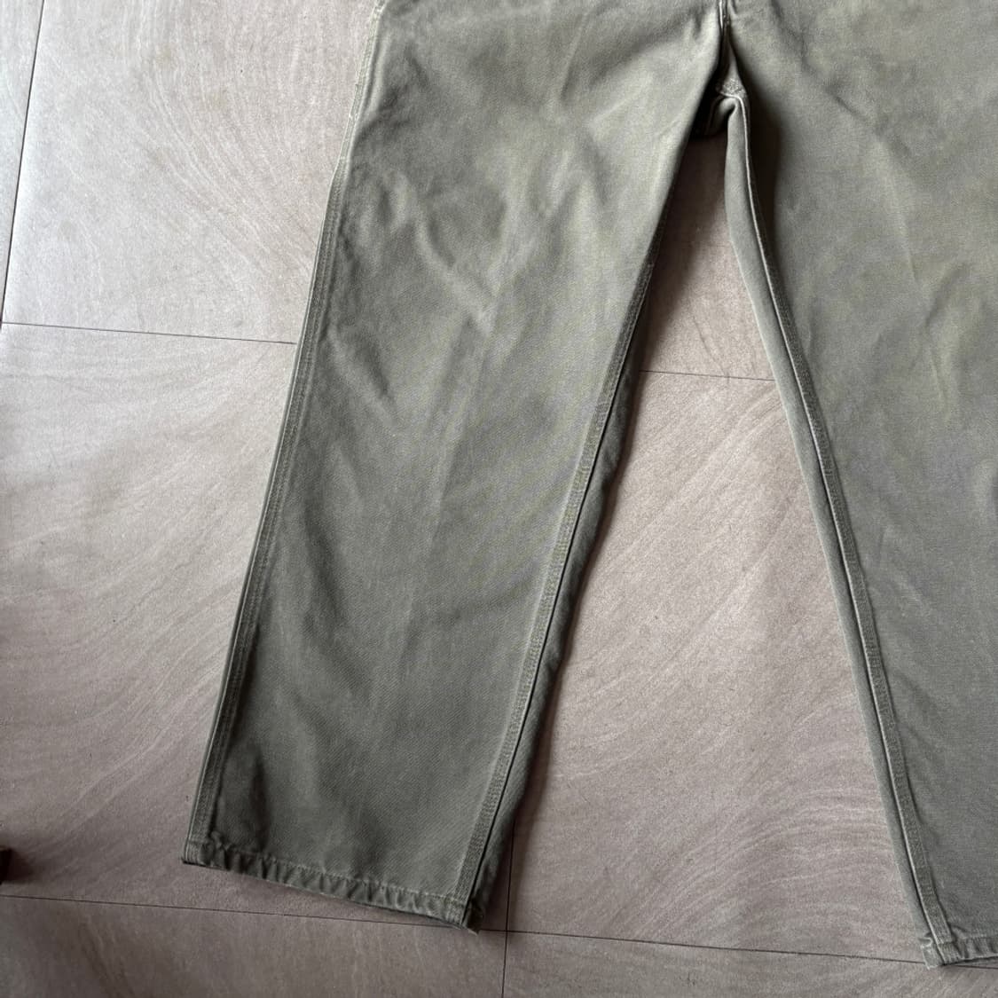 칼하트 정품 오리지널 모스 그린 카펜터 팬츠 상품이미지3