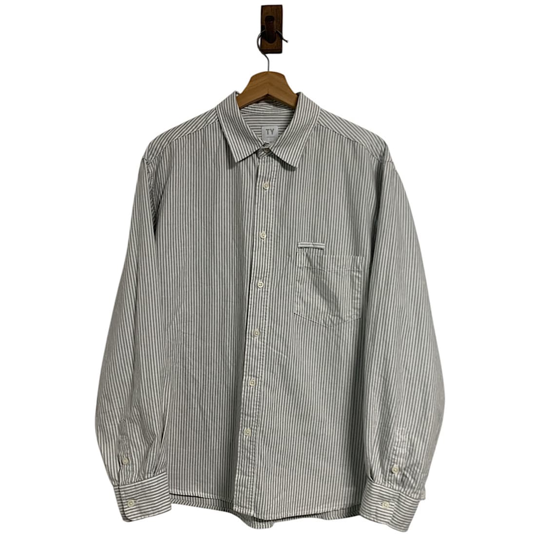 2025 틀영 올데이 스트라이프 셔츠 L 상품이미지1