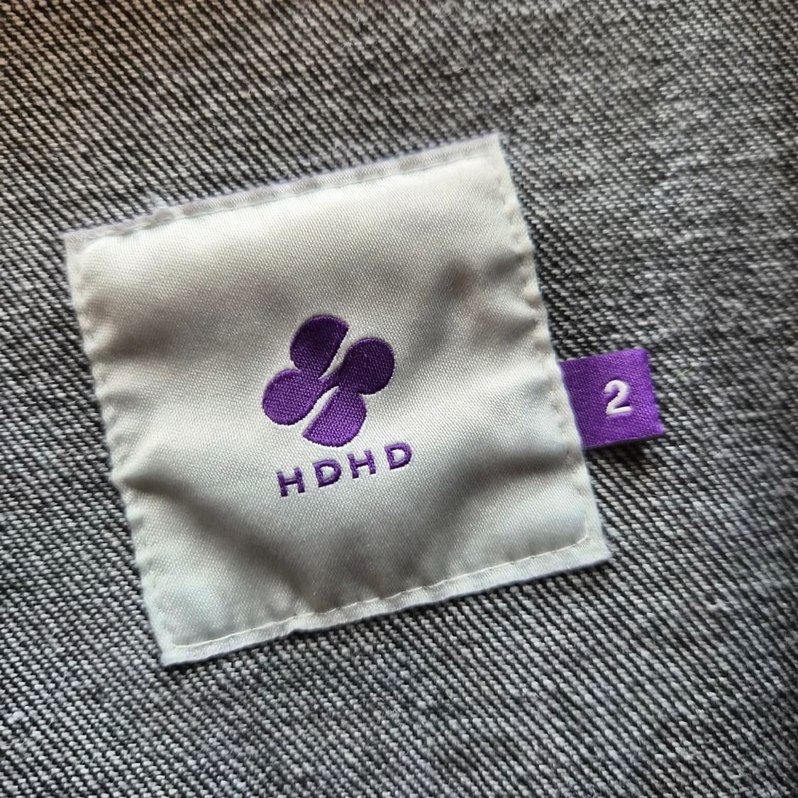 후드후드 엠보싱 데님 바이커 자켓 블랙 상품이미지4