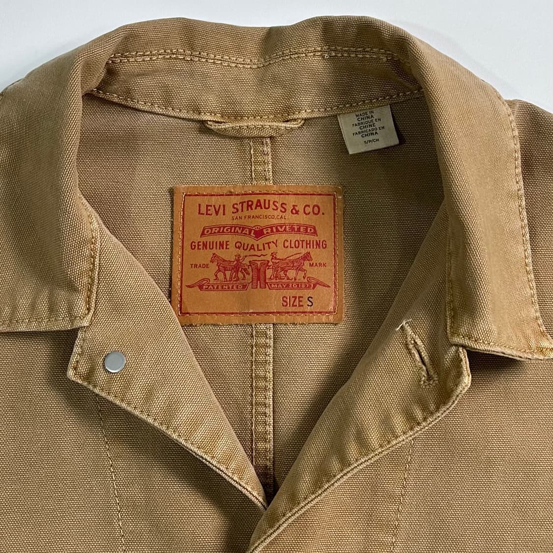 리바이스 베이지 워크 자켓   상품이미지5