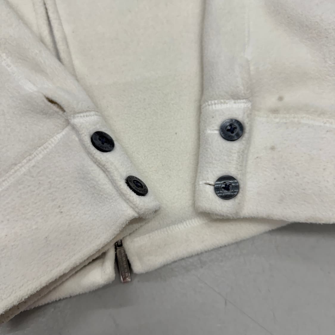 버버리 제팬 블랙라벨 투웨이 플리스 자켓 화이트 상품이미지5