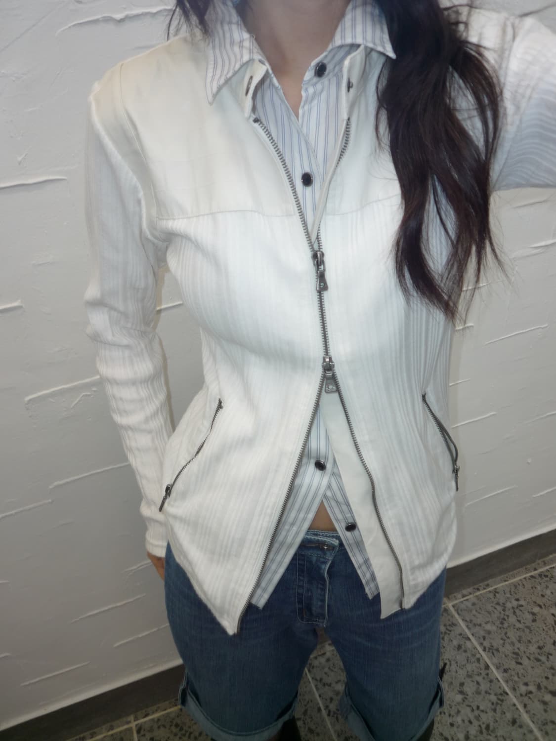 shirts detail knit cardigan 상품이미지1