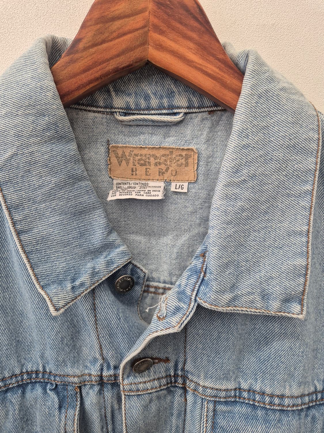 클래식한  Wrangler 데님 자켓. L
  상품이미지2