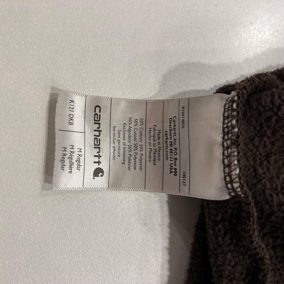 [M] 칼하트 오리지널핏 후드티 브라운 A212 상품이미지5