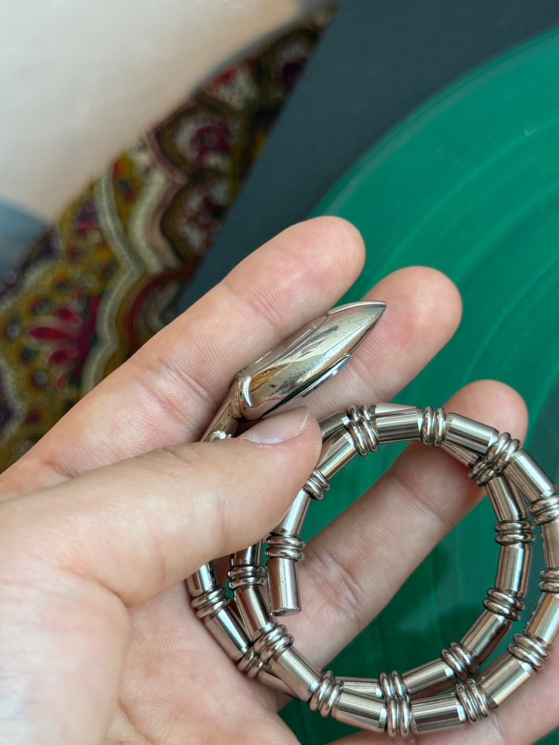90's Hong Kong Snake Bangle 시계 상품이미지4