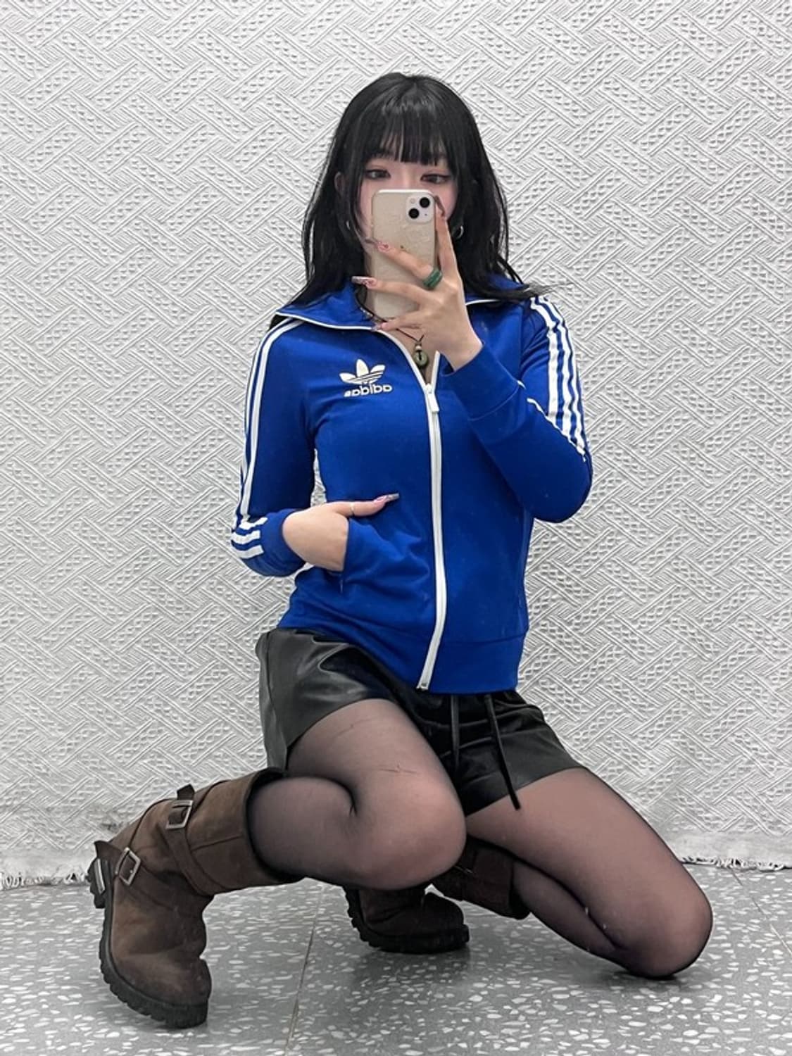 아디다스 올드스쿨 레트로 Y2K 00's 져지 집업 85 C11530 상품이미지2