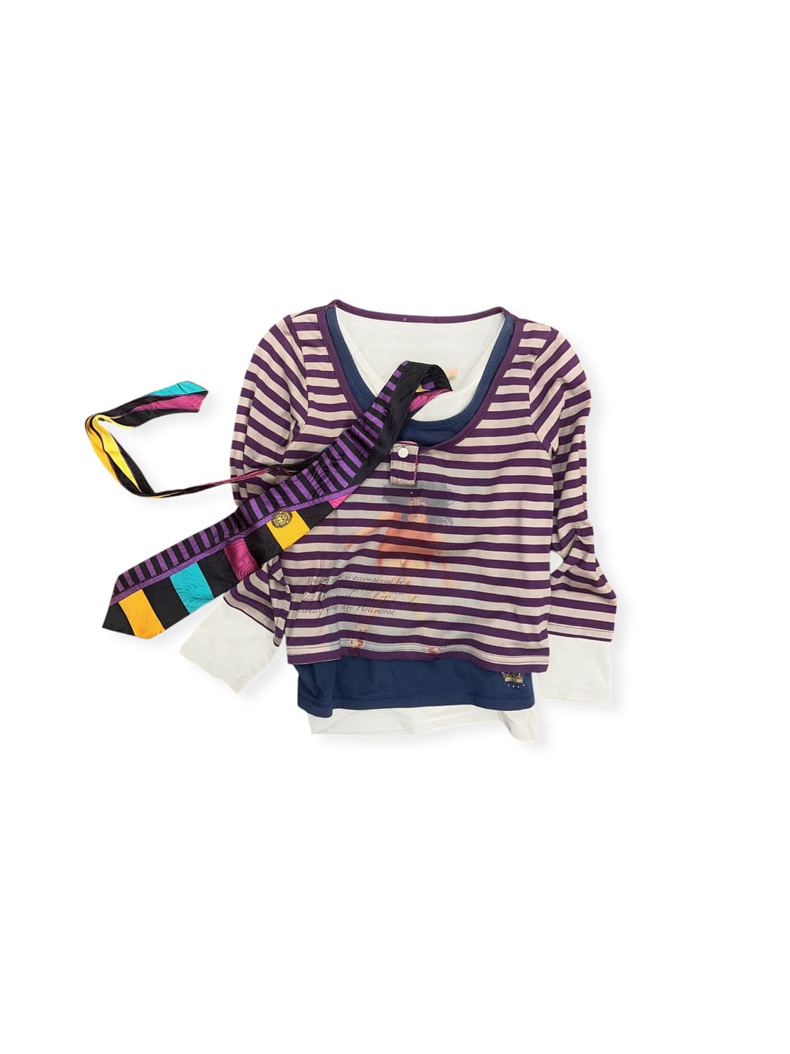 Bjork Layered Stripe Top 상품이미지1