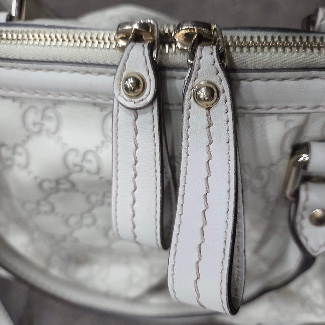 구찌 씨마 아이보리 2way 거의 새 제품 상품이미지7