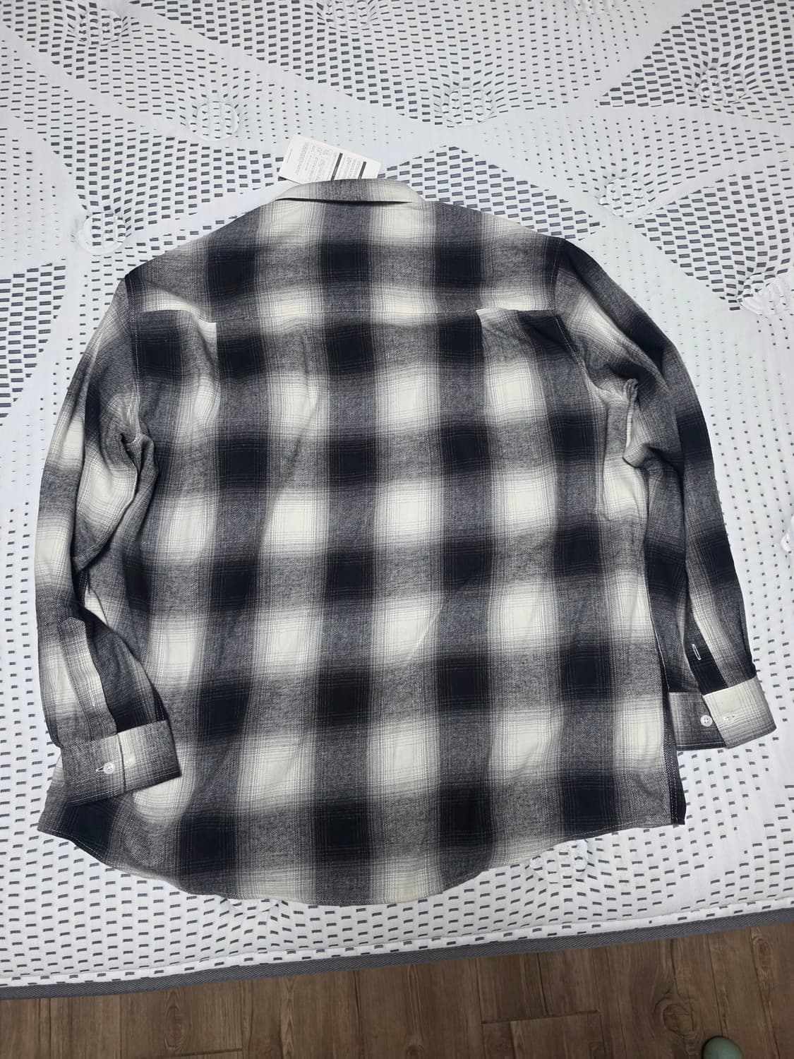 [M] 제로 옴브레 플란넬 셔츠 새상품 상품이미지2