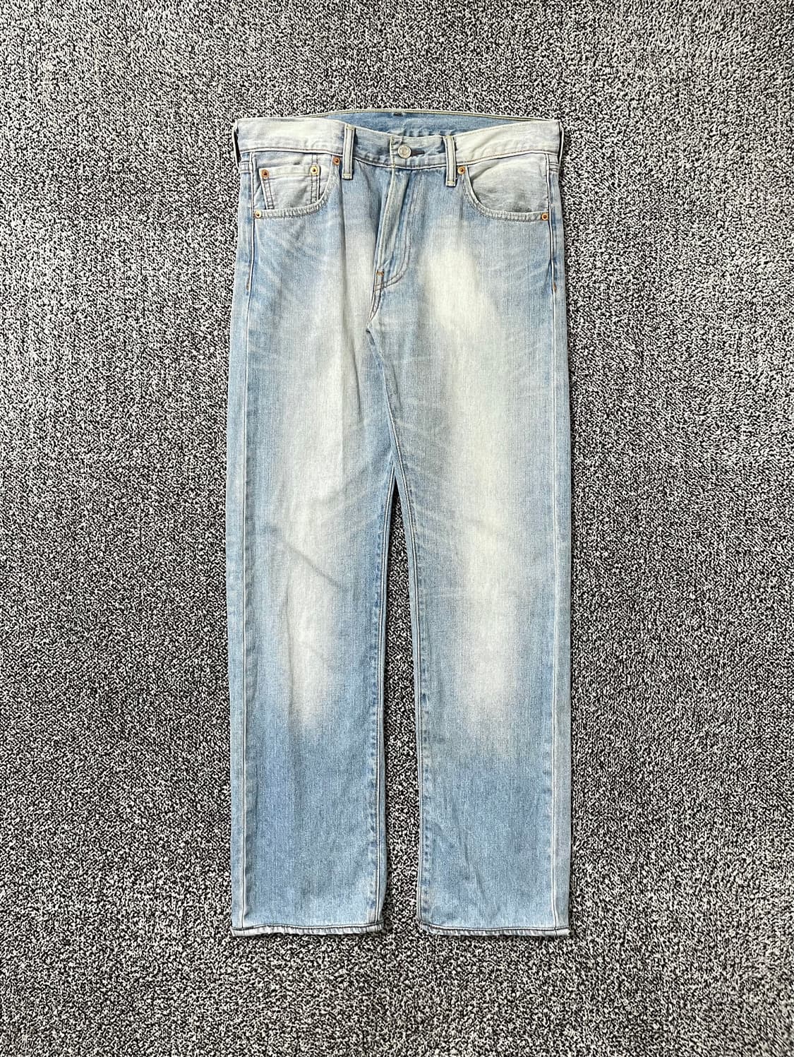 빈티지9. 리바이스 505 워시드 연청 진 데님팬츠 청바지 상품이미지1