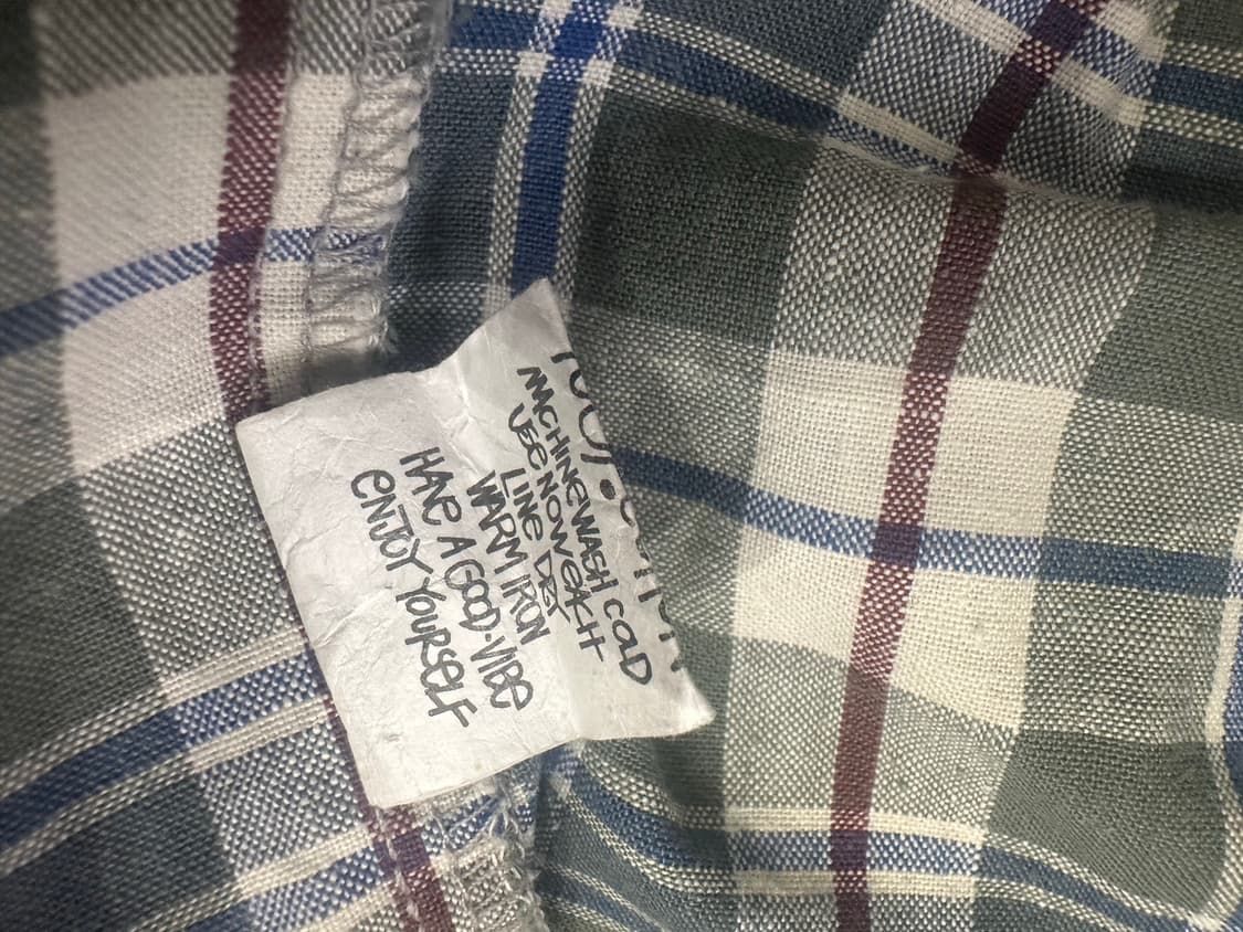 90s 스투시 체크셔츠 MADE IN USA 상품이미지6