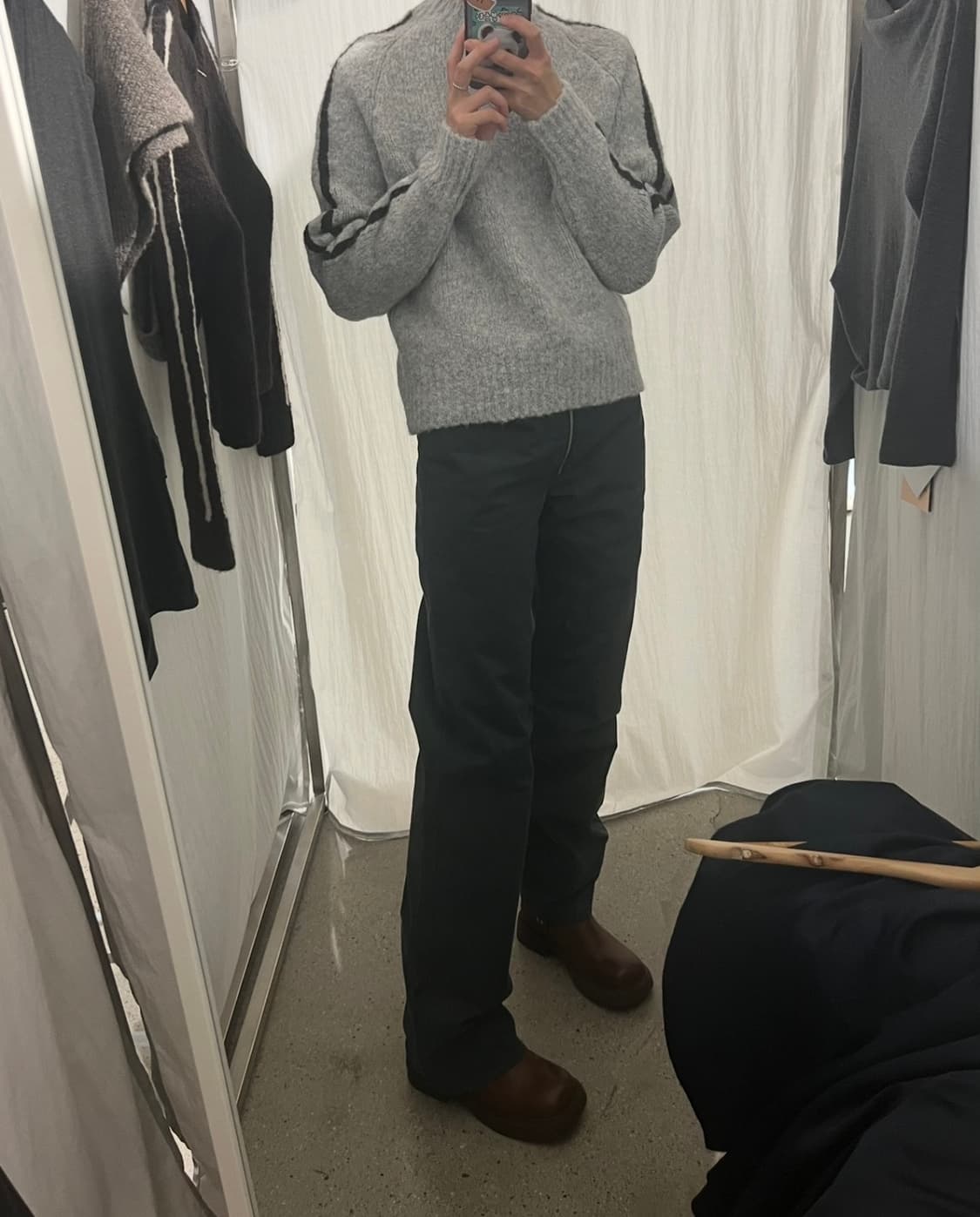 팔로마울 no2259 Asia 아시아 팬츠 grey 상품이미지1