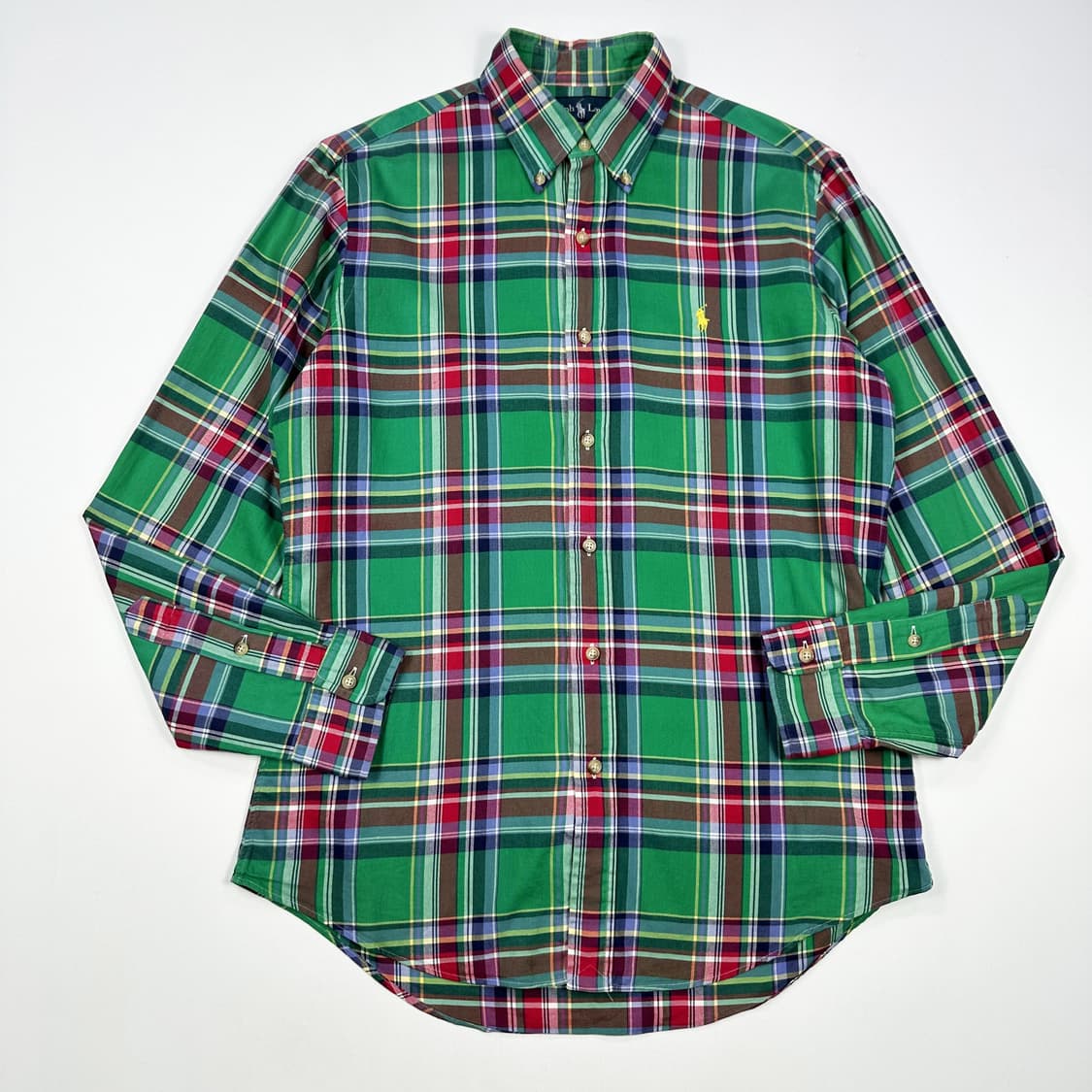 폴로 랄프로렌 클래식 타탄 체크셔츠 S 상품이미지1