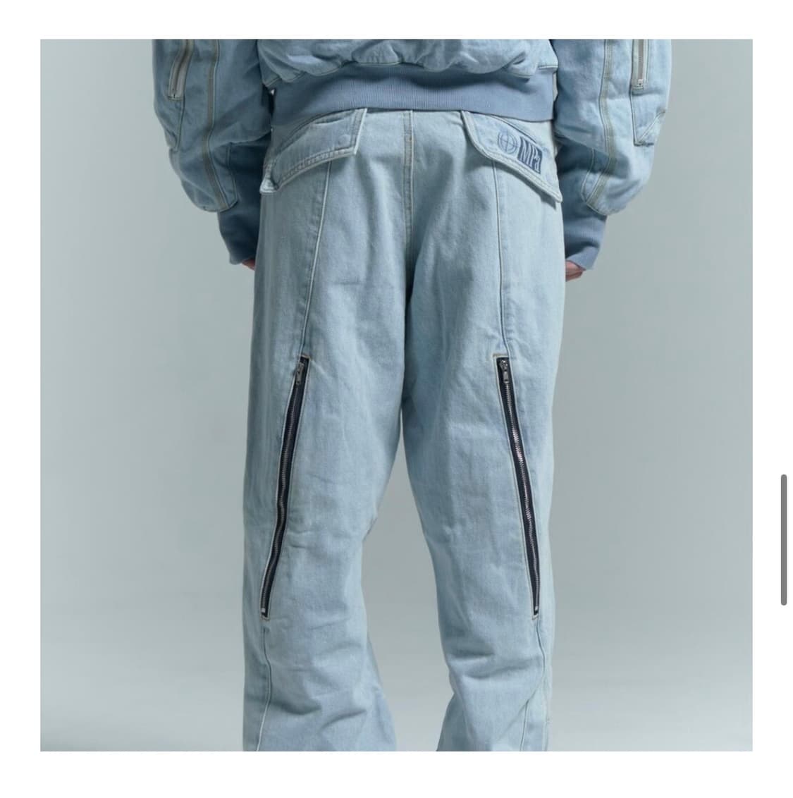 MPa WAVE ZIPPER PANTS (STEEL BLUE) S 상품이미지2