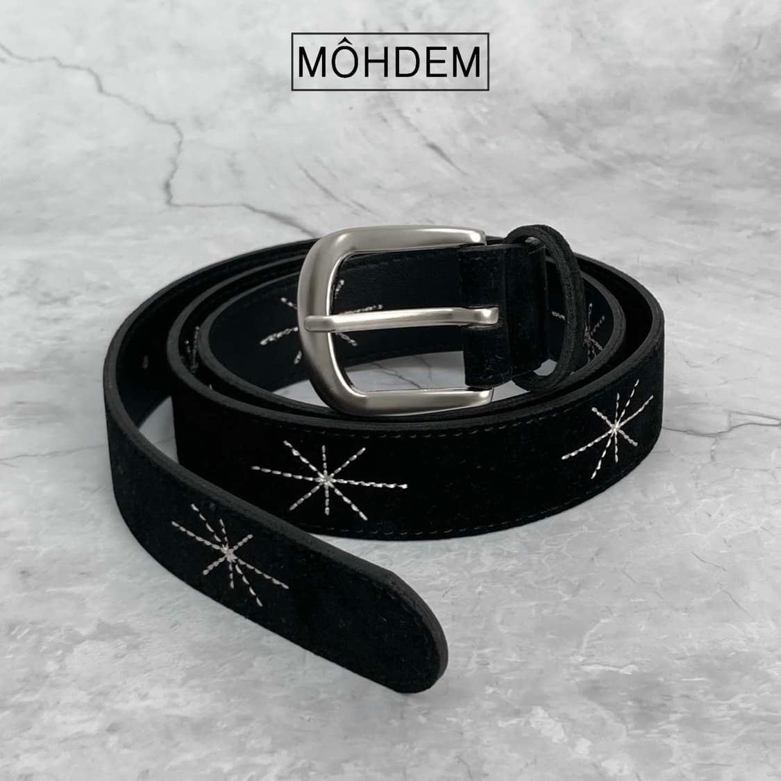 [Unisex] 샤이닝 자수 벨트 3컬러 상품이미지3