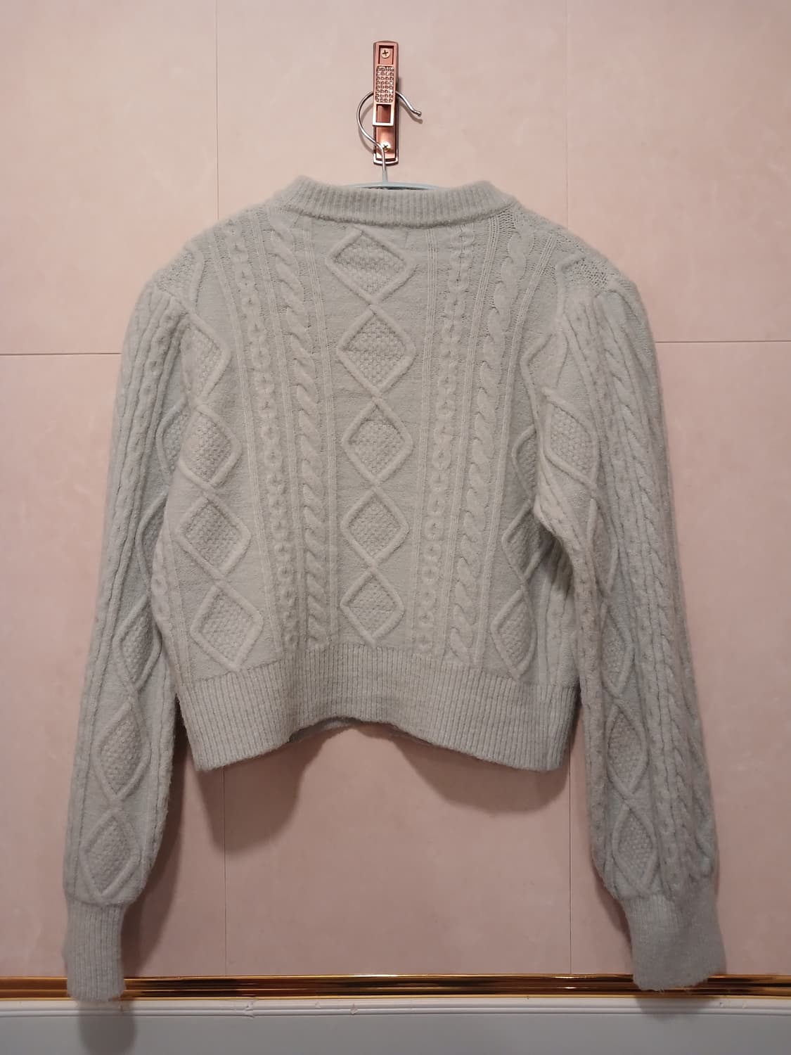 쿨키튼 정품 여성 케이블 가디건 free 사이즈 상품이미지6