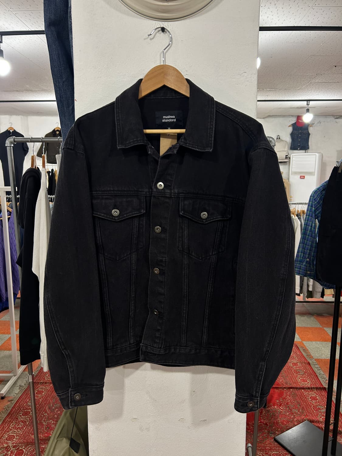 무탠다드 흑데님자켓 상품이미지1