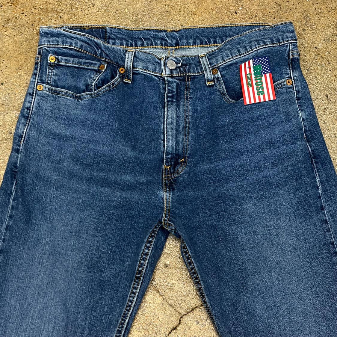 미국 빈티지 리바이스 505 스판 청바지 데님팬츠 상품이미지2