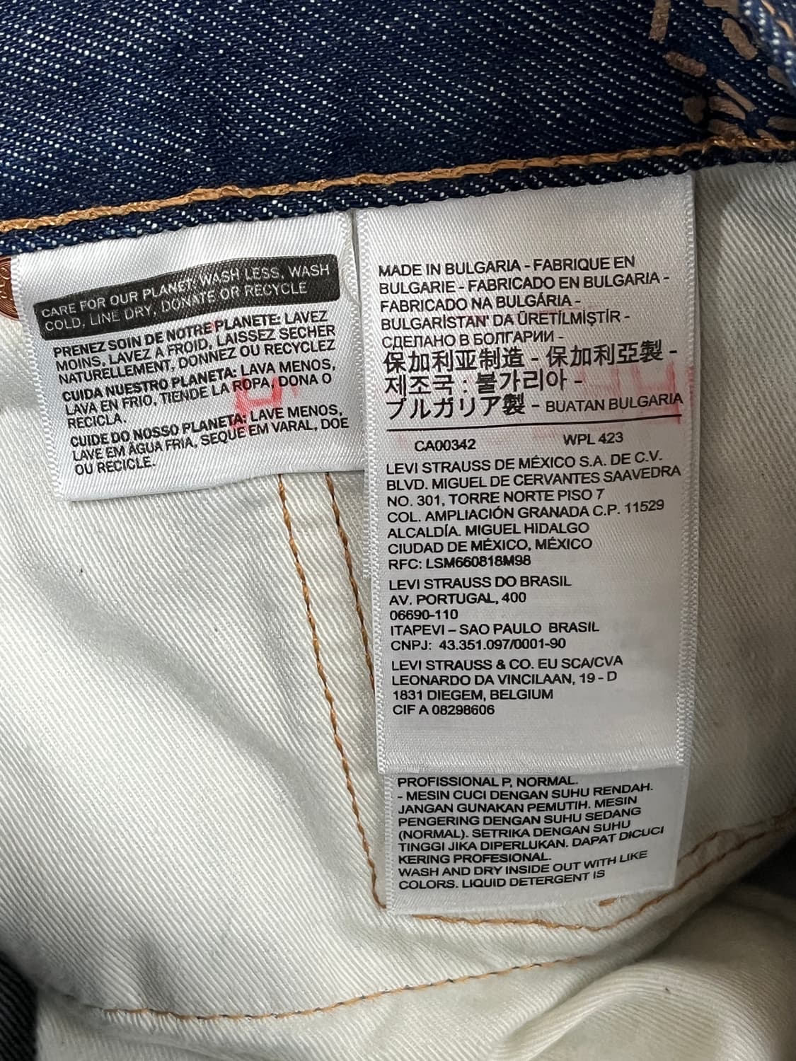 베이프 리바이스 501 93 인디고 32 상품이미지7