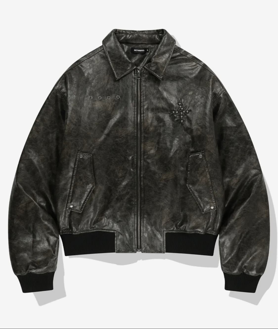 낫포너드 thorn 4 ma-1 bomber jacket - black 상품이미지1