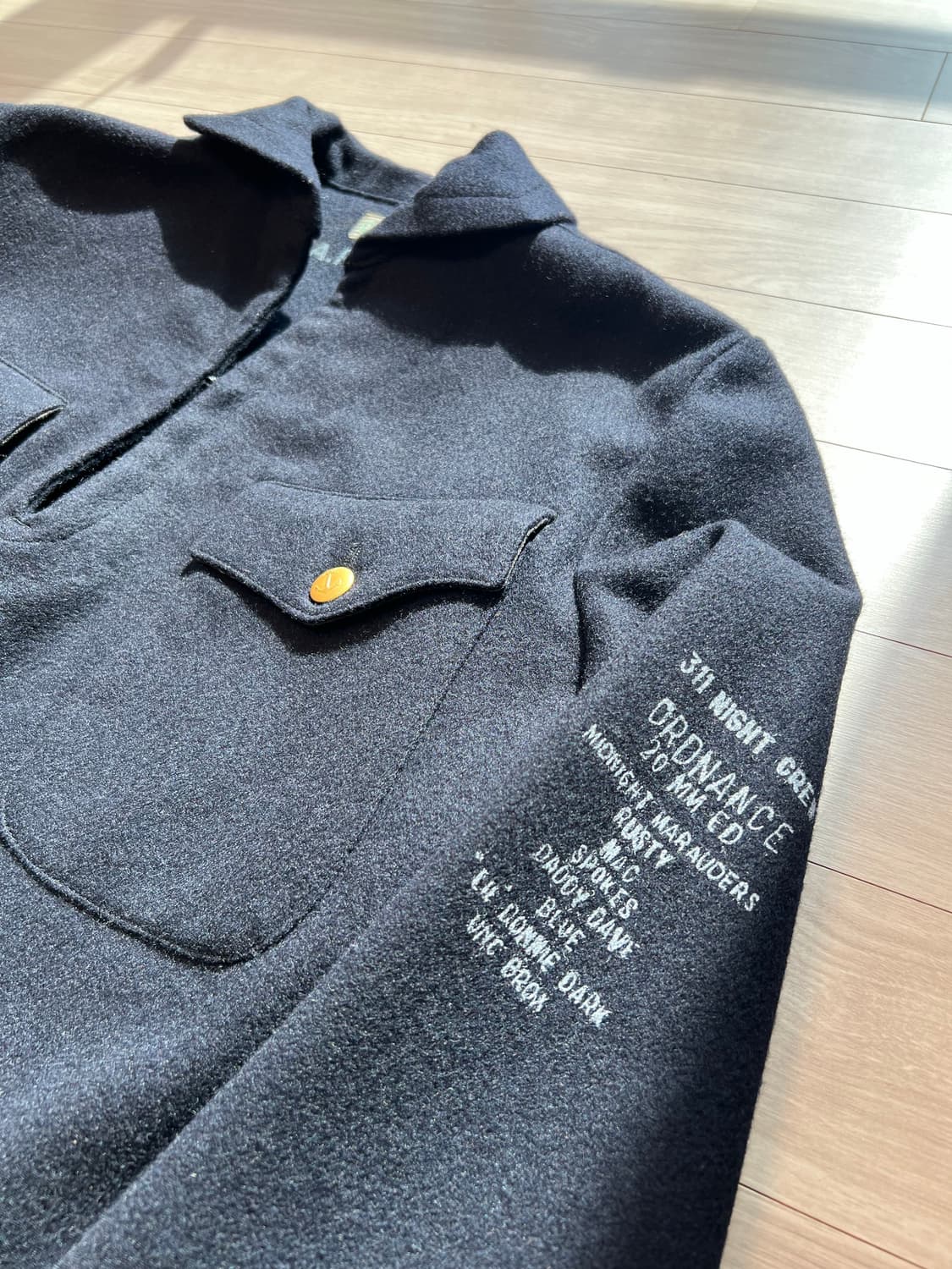 스웨덴 해군 울 세일러 자켓 / 네이비 / L 상품이미지7