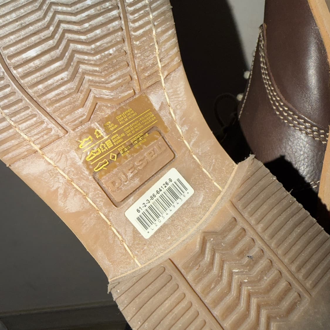 디젤 남성 다크브라운 워커 42(남성 270-275) 상품이미지8