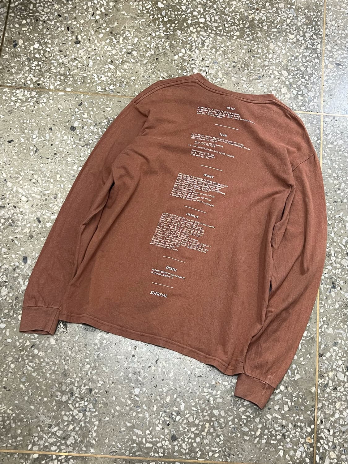 Supreme The Crow Brown Longsleeve 상품이미지4