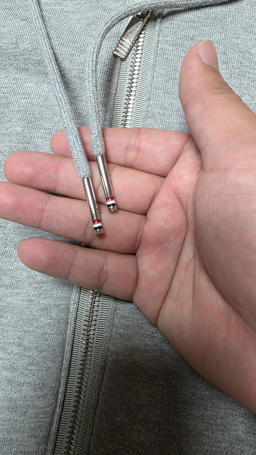 [백화점판,4]톰브라운 사선완장 후드집업 그레이 상품이미지5