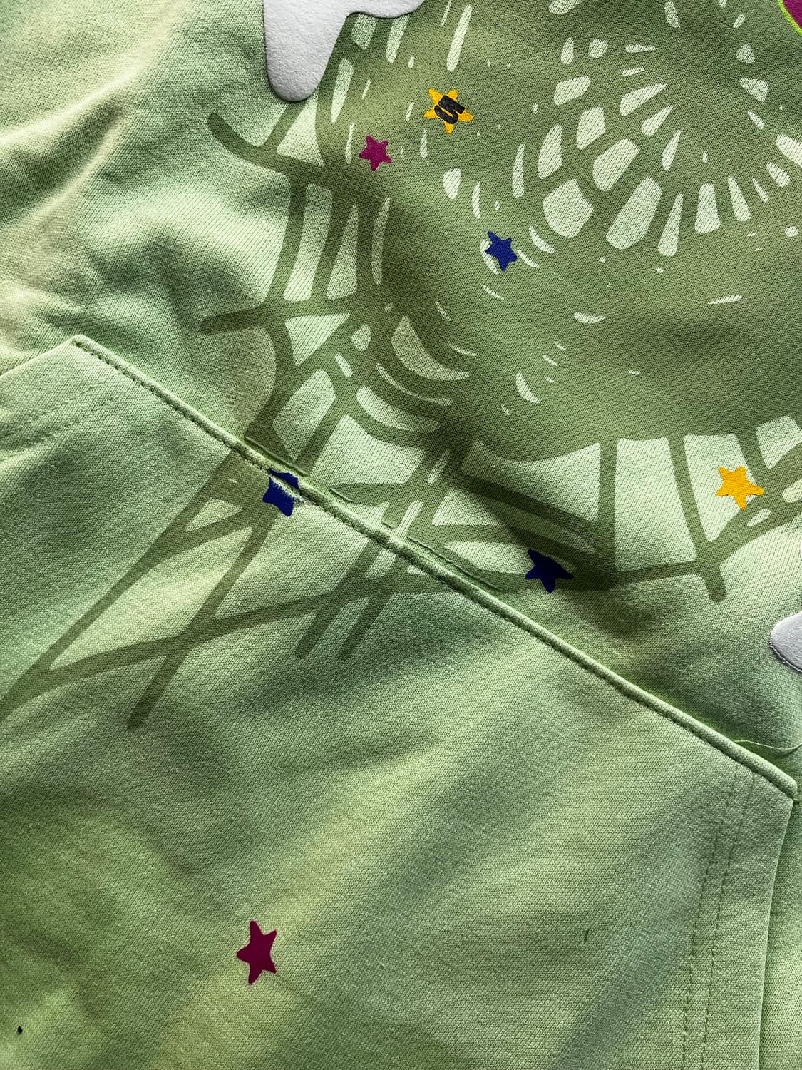 sp5der 민트후드티 상품이미지3