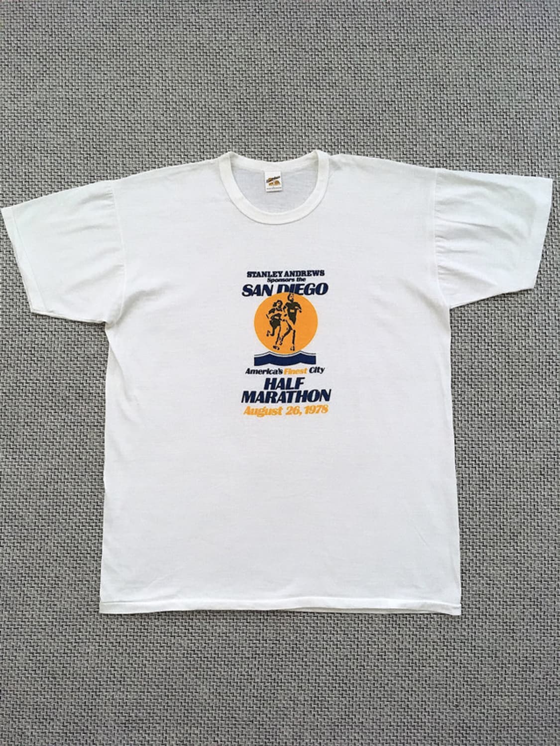 80s san diego half marathon 1978 t-shirt 상품이미지2