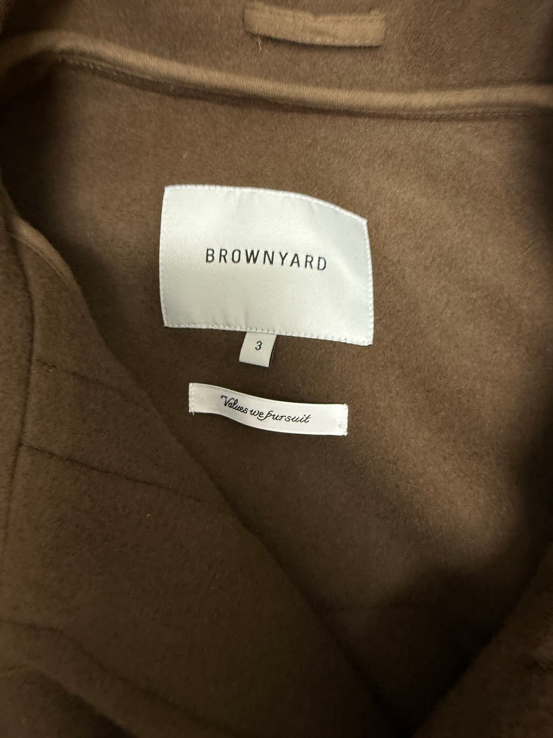 브라운야드 스탠카라 울 하프더플코트 상품이미지4