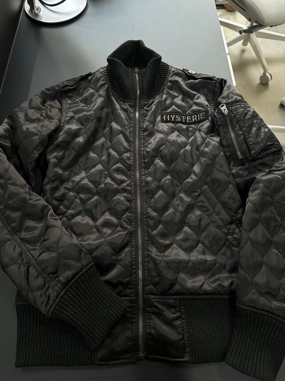 히스테릭글래머 히스걸 풀자수 퀼팅자켓 상품이미지6